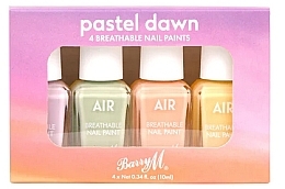 Zestaw lakierów do paznokci, 4 szt. - Barry M Pastel Dawn Nail Paint Gift Set — Zdjęcie N1