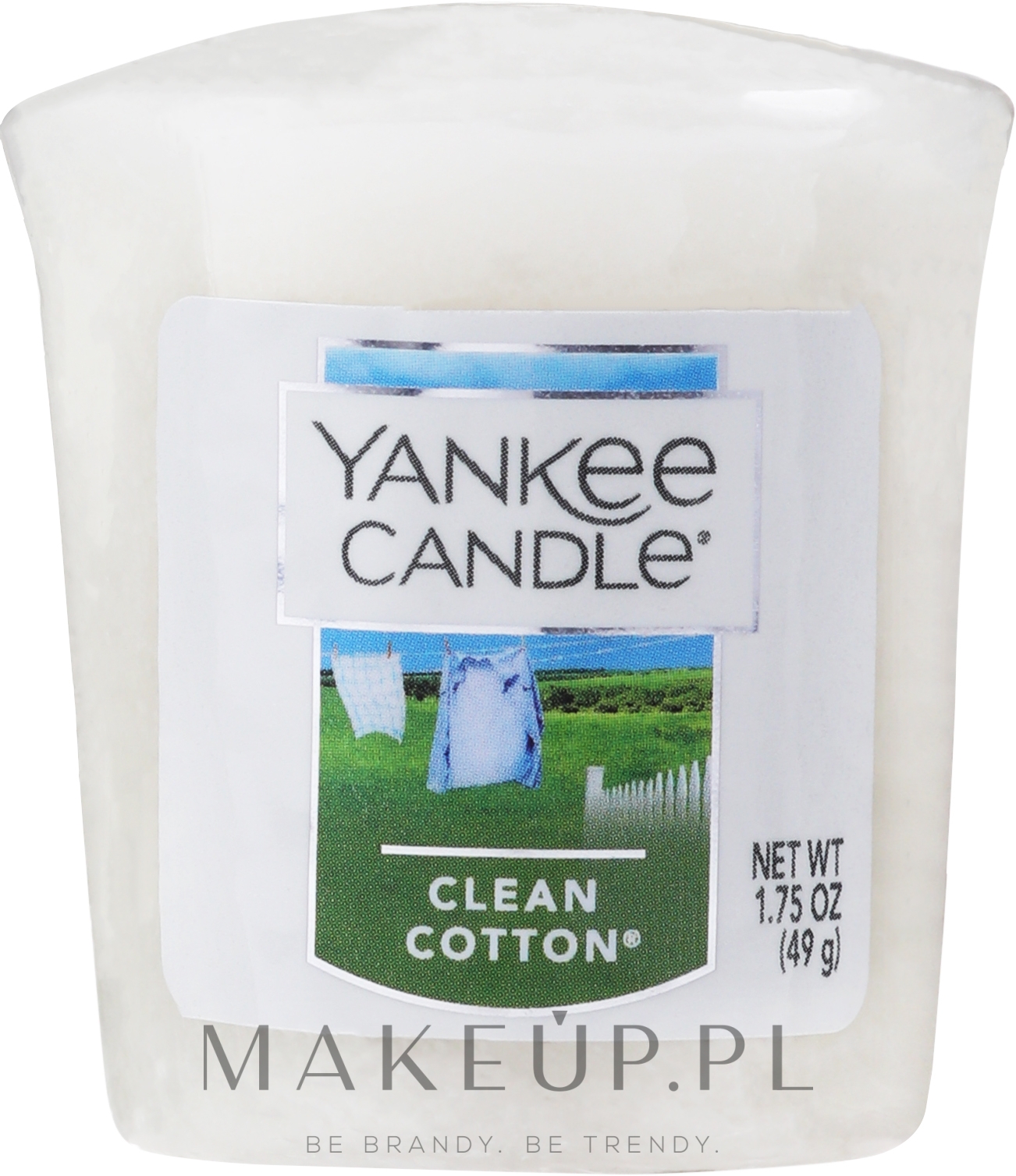 Świeca zapachowa sampler - Yankee Candle Scented Votive Clean Cotton — Zdjęcie 49 g