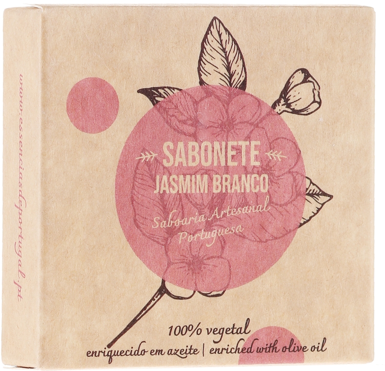 Naturalne mydło w kostce Jaśmin - Essencias De Portugal Senses Jasmine Soap With Olive Oil — Zdjęcie N1
