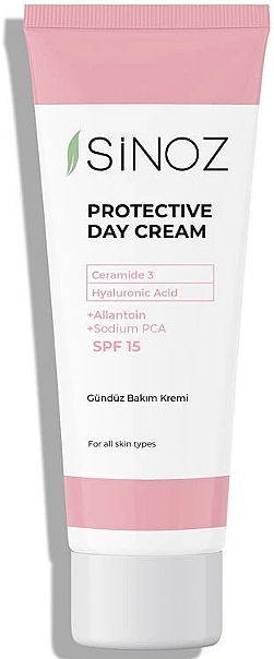 Ochronny krem ​​do twarzy na dzień z filtrem SPF15 - Sinoz Protective Day Cream SPF15 — Zdjęcie N1