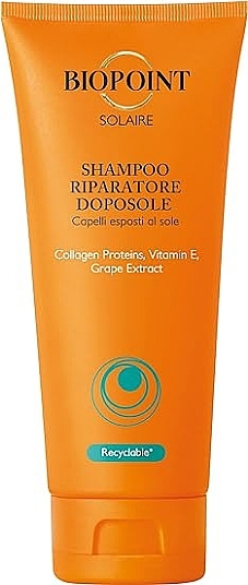 Rewitalizujący szampon do włosów - Biopoint Solaire Aftersun Repairing Shampoo — Zdjęcie N1
