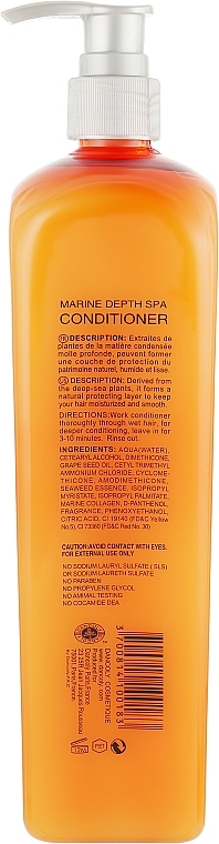 Odżywka do włosów - Angel Professional Paris Marine Depth Spa Conditioner — Zdjęcie N3