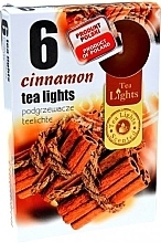 Podgrzewacze zapachowe tealight Cynamon, 6 szt. - Admit Scented Tea Light Cinnamon — Zdjęcie N2