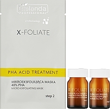 Zestaw - Bielenda Professional X-Foliate PHA Acid Treatment (f/peeling/5*1.5g + f/mask/5*15g + f/ser/5*2ml) — Zdjęcie N2