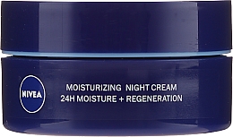 Nawilżający krem regenerujący do twarzy na noc - Nivea Moisturizing Night Cream Vitamin E For Normal Skin — фото N3