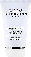 Odżywcza maska-krem do twarzy - Institut Esthederm Nutri System Cream Mask Nutritive Bath — Zdjęcie N2